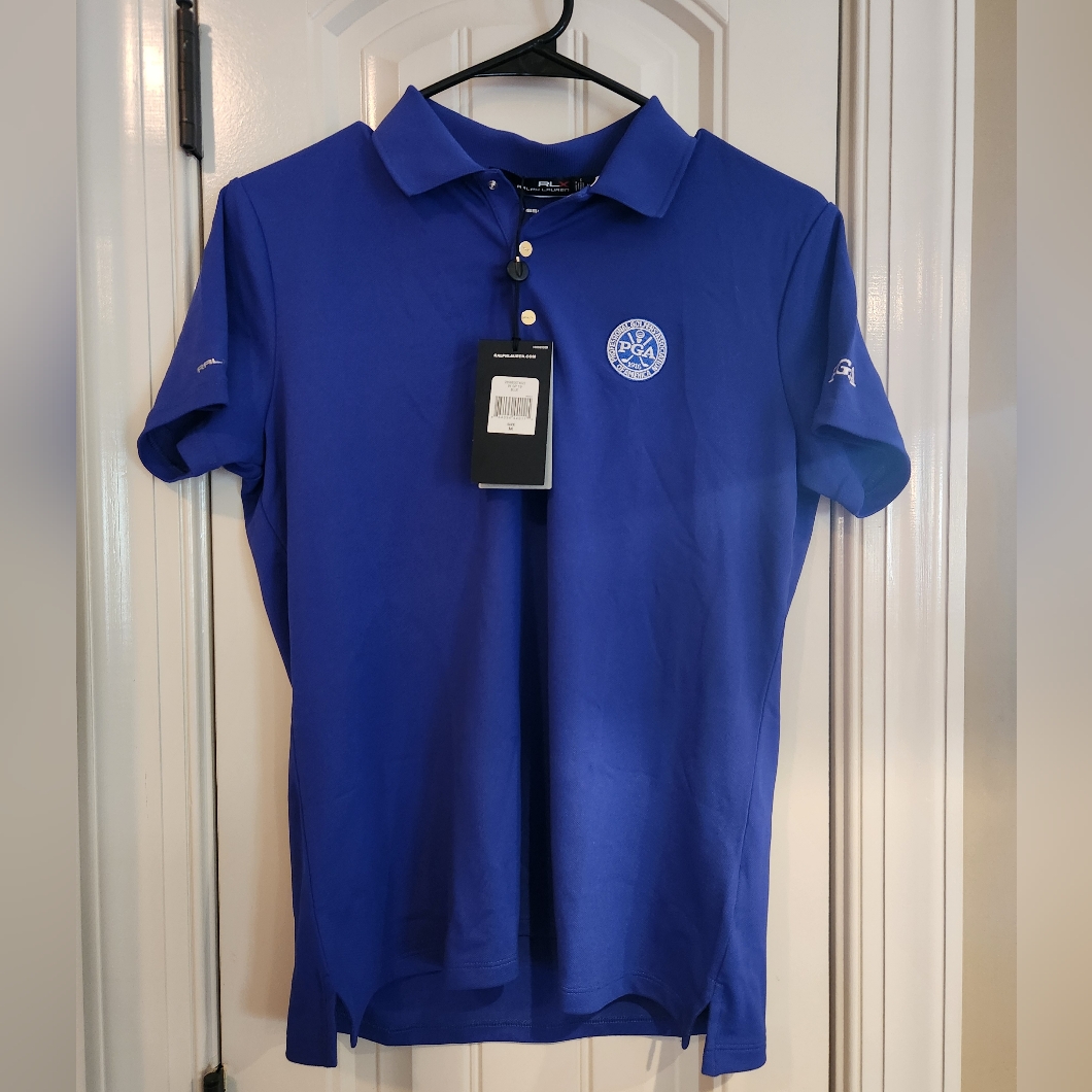 Rlx Ralph Lauren Pga Women's Classic Fit Polo Shirt, Size Medium, Nwt